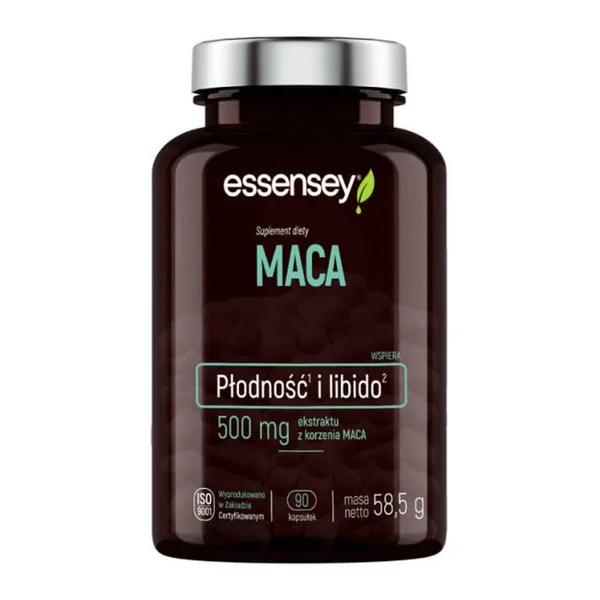 Maca 500mg 90 kapsułek [Essensey] - Essensey