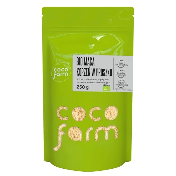 Maca bio korzeń w proszku 250g [COCO FARM] - COCO FARM