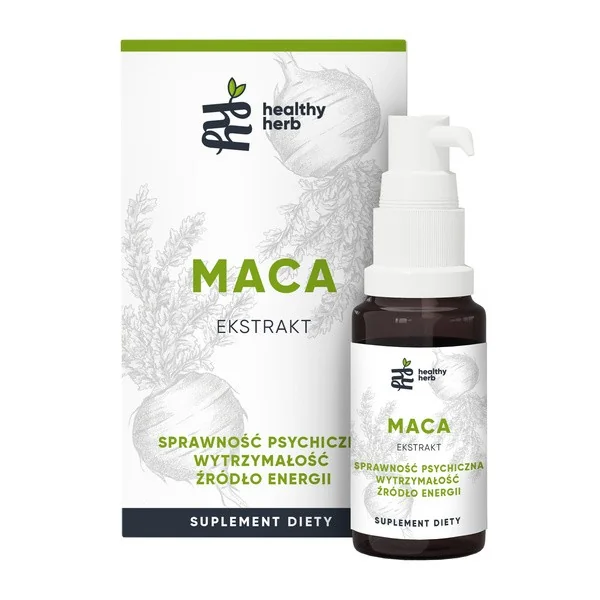 Maca ekstrakt 1190 mg 30 ml [Healthy Herb] - Healthy Herb