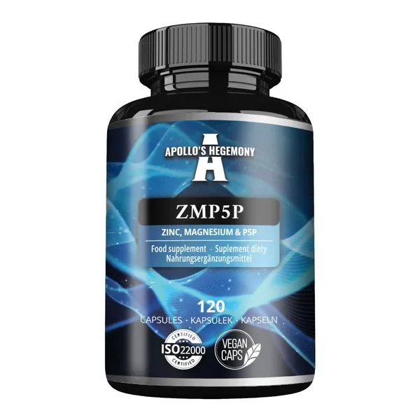 Magnez 110mg + Cynk 10mg + Witamina B6 3,5mg 120 kapsułek [Apollo's Hegemony] - Apollo's Hegemony