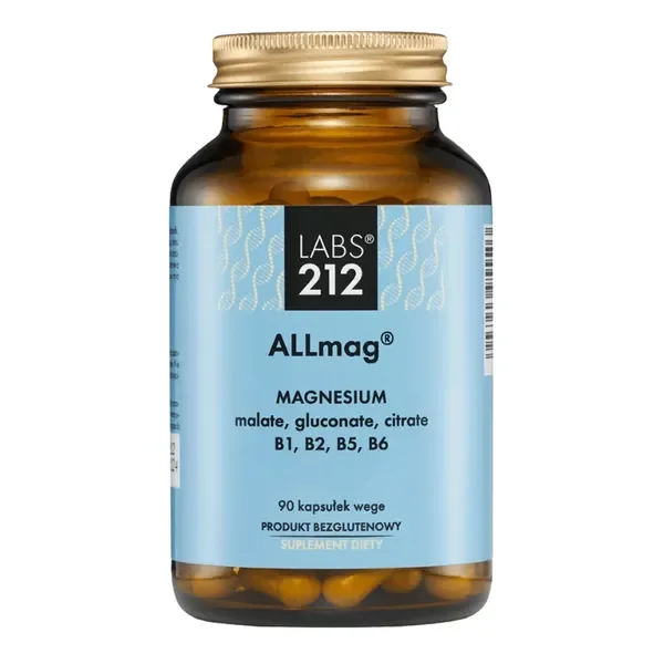 Magnez 140mg 90 kapsułek [LABS212] - LABS212
