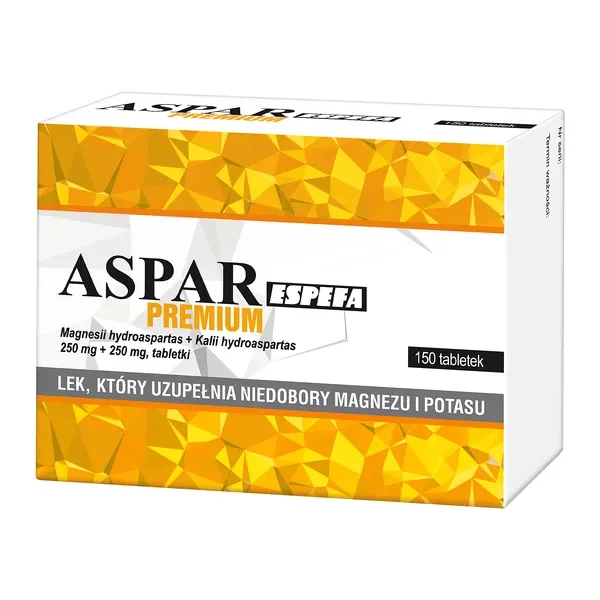 Magnez 17 mg + Potas 54 mg 150 tabletek [Aspar] - Aspar