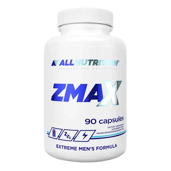 Magnez 240mg + Cynk 15mg + Witamina B6 2mg 90 kapsułek [ALLNUTRITION] - ALLNUTRITION
