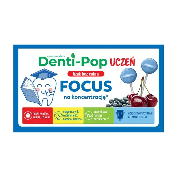 Magnez 28,13 mg 40 lizaków [Denti-Pop] - Denti-Pop