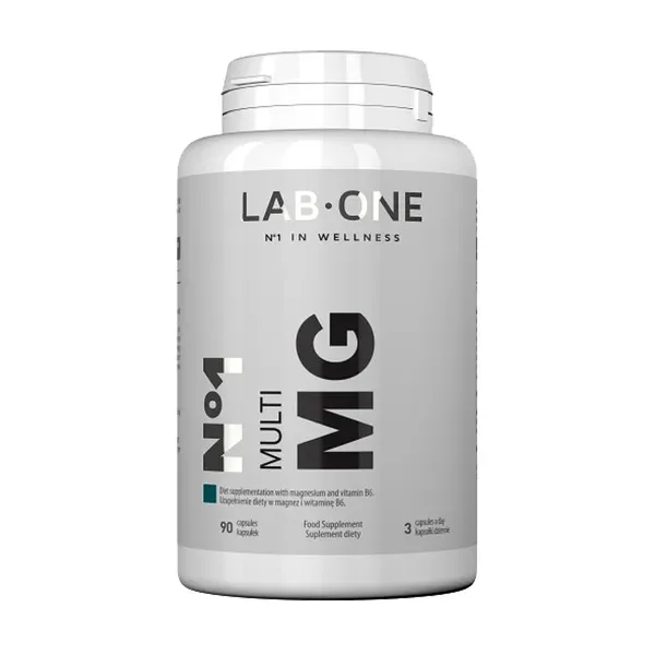 Magnez 288mg + Witamina B6 90 kapsułek [No 1] - No 1