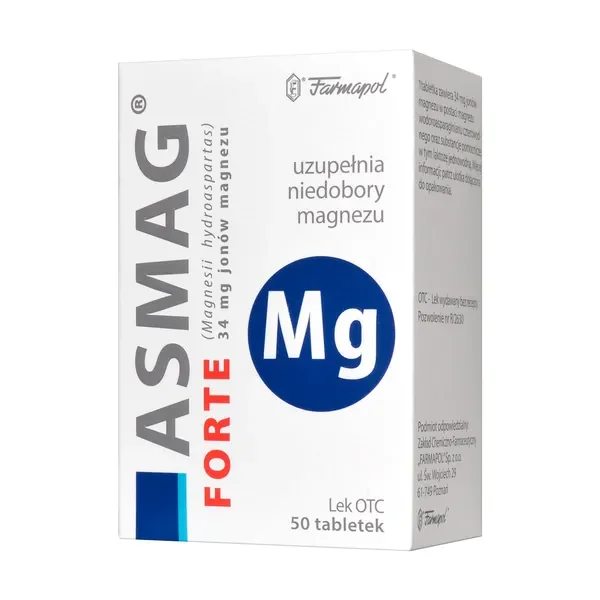 Magnez 34 mg 50 tabletek [Asmag] - Asmag