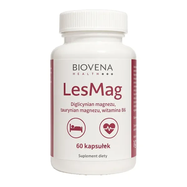 Magnez 400mg 60 kapsułek [Biovena Health] - Biovena Health