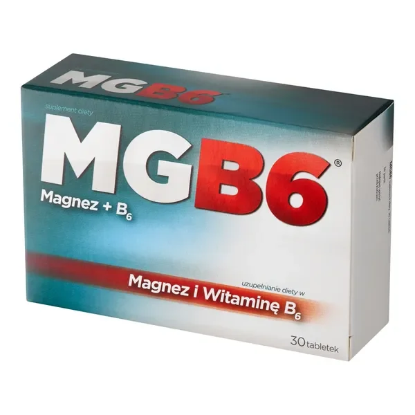Magnez 60mg + Witamina B6 1,4mg 30 tabletek [Aflofarm] - Aflofarm