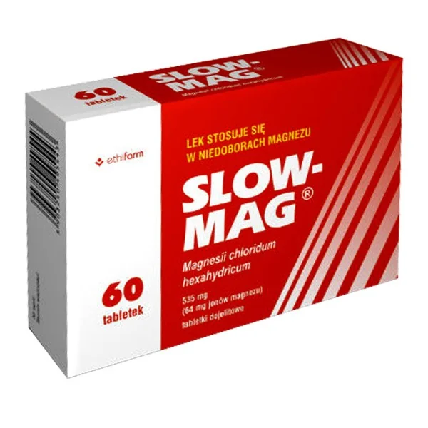 Magnez 64 mg 60 tabletek [Slow-Mag] - Slow-Mag