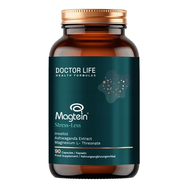 Magnez L-treonian 116mg + Ashwagandha + Inozytol 90 kapsułek [DoctorLife] - DoctorLife
