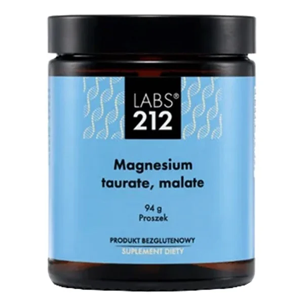 Magnez (taurynian + jabłczan) 124,45 mg 94 g [LABS212] - LABS212
