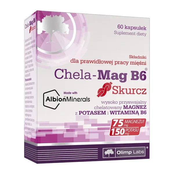 Magnez + Witamina B6 + Potas 75mg/0,7mg/150mg 60 kapsułek [Olimp Labs] - Olimp Labs