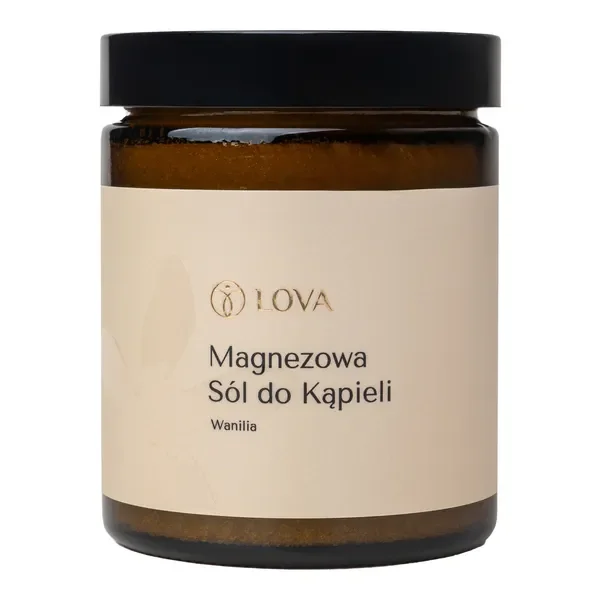 Magnezowa sól do kąpieli wanilia 180g [Lova] - Lova