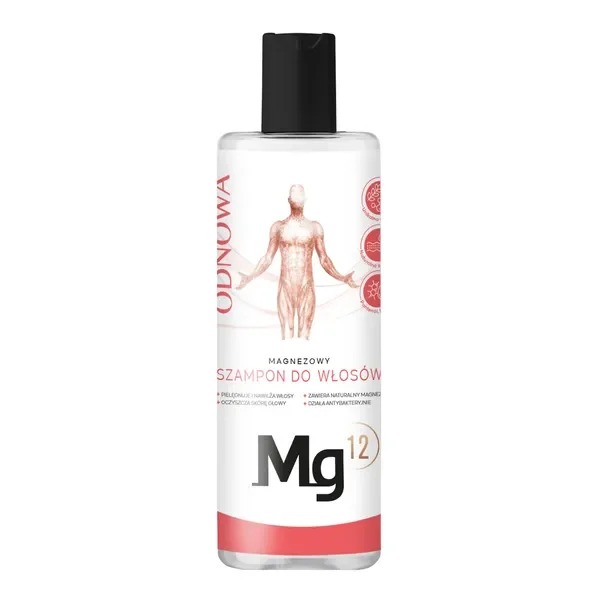 Magnezowy szampon do włosów z solą Epsom 200ml [Mg12] - Mg12