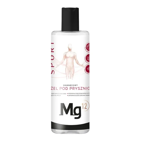 Magnezowy żel pod prysznic z biszofitem 200ml [Mg12] - Mg12