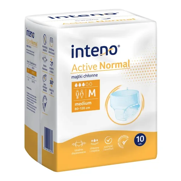 Majtki chłonne Active Normal rozmiar M 10 szt. [INTENO] - INTENO