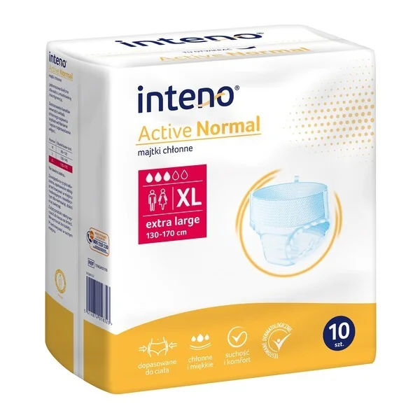 Majtki chłonne Active Normal XL 10 szt. [INTENO] - INTENO