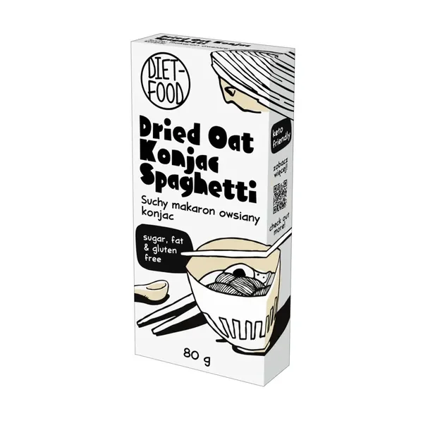 Makaron owsiany Shirataki Konjac Spaghetti 80g [Diet-Food] - Diet-Food