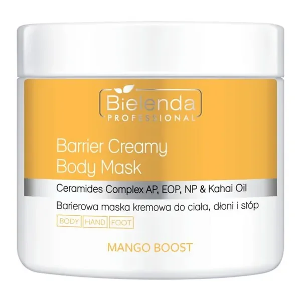 Mango Boost barierowa maska kremowa do ciała, dłoni i stóp 600g [Bielenda Professional] - Bielenda Professional