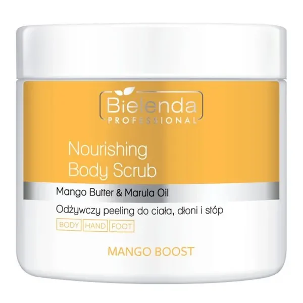 Mango Boost odżywczy peeling do ciała, dłoni i stóp 550g [Bielenda Professional] - Bielenda Professional
