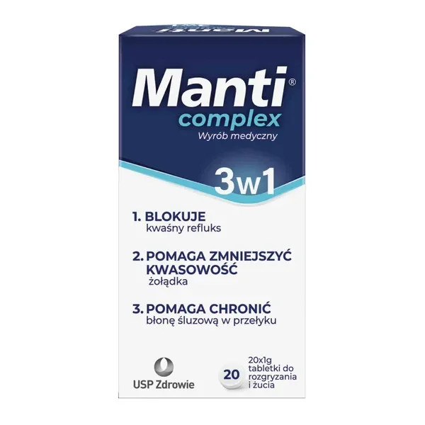 Manti Complex tabletki do rozgryzania 20 szt [Manti] - Manti