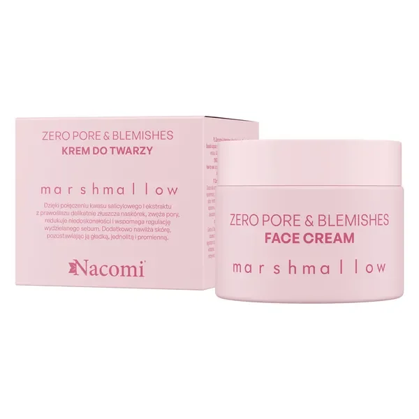 Marshmallow Zero pore & blemishes krem do twarzy 40ml [Nacomi] - Nacomi
