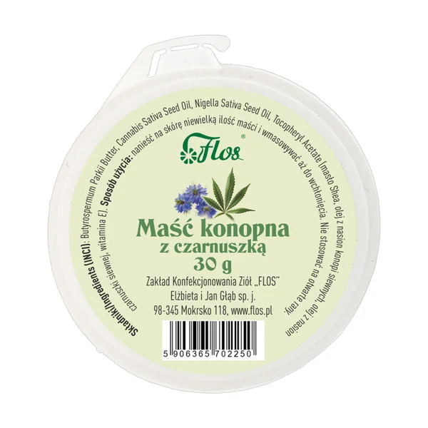 Maść konopna z czarnuszką 30g [Flos] - Flos