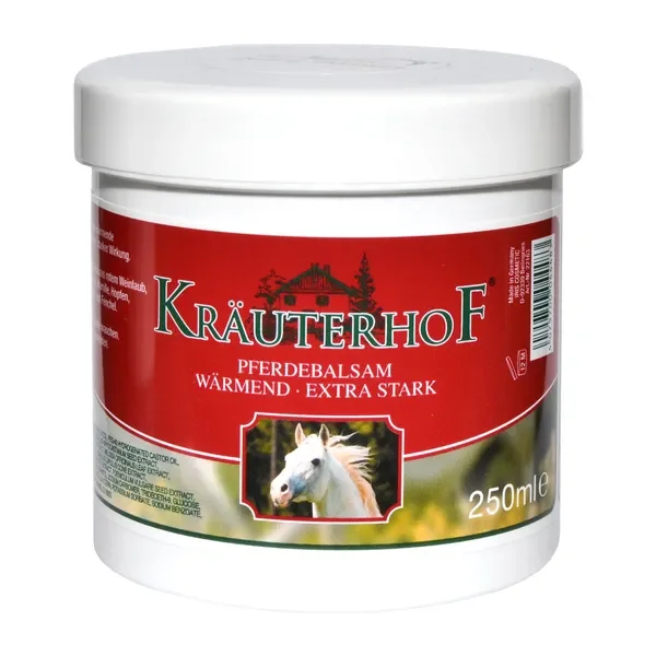 Maść końska silnie rozgrzewająca 250ml [Krauterhof] - Krauterhof