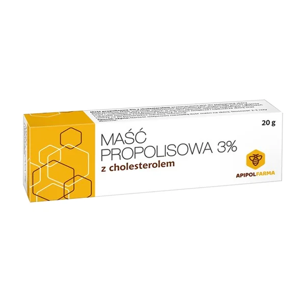 Maść propolisowa 3% z cholesterolem 20g [Farmina] - Propolis