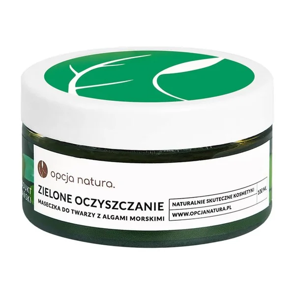 Maseczka do twarzy z algami morskimi 100ml [Opcja Natura] - Opcja Natura