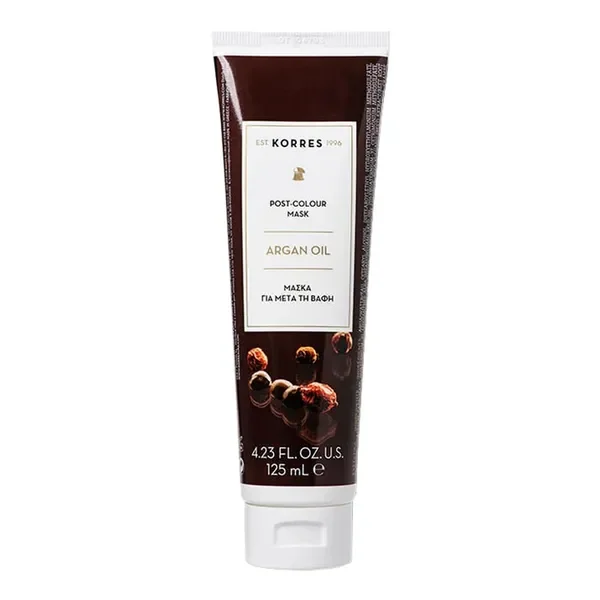 Maska do włosów farbowanych z olejem arganowym 125ml [Korres] - Korres