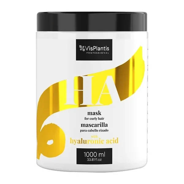 Maska do włosów kręconych z kwasem hialuronowym 1000ml [Vis Plantis Professional] - Vis Plantis Professional