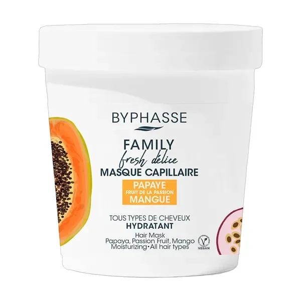 Maska do włosów papaja, marakuja, mango 250ml [Byphasse] - Byphasse