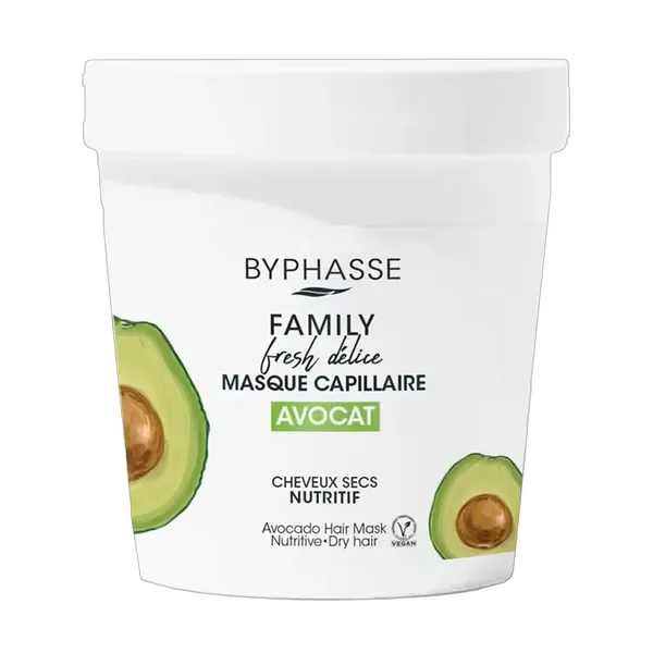 Maska do włosów suchych z awokado 250ml [Byphasse] - Byphasse