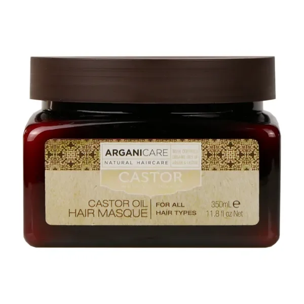 Maska do włosów z olejem arganowym i rycynowym 350ml [Arganicare] - Arganicare