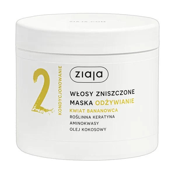 Maska do włosów zniszczonych Kwiat Bananowca 350ml [Ziaja] - Ziaja