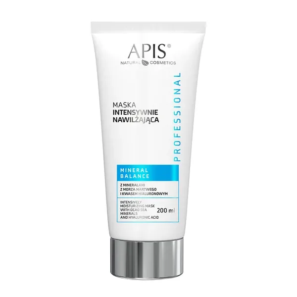 Maska intensywnie nawilżająca z minerałami z Morza Martwego i kwasem hialuronowym 200ml [Apis] - Apis