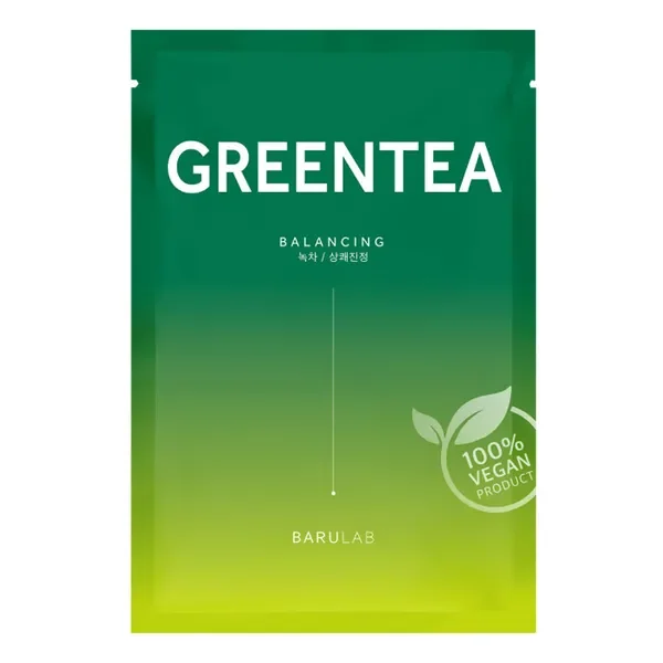 Maska w płacie z zieloną herbatą 23g [Barulab] - Barulab