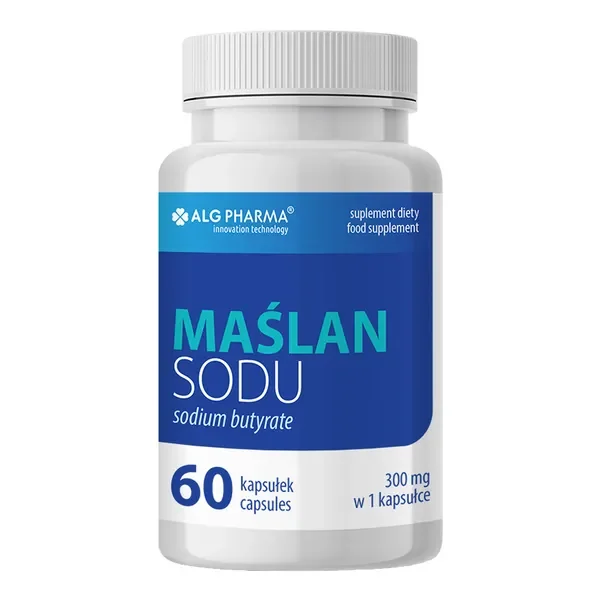 Maślan sodu 300 mg 60 kapsułek [Alg Pharma] - Alg Pharma