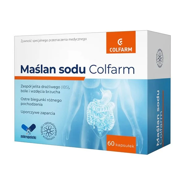 Maślan sodu 300 mg 60 kapsułek [Colfarm] - Colfarm