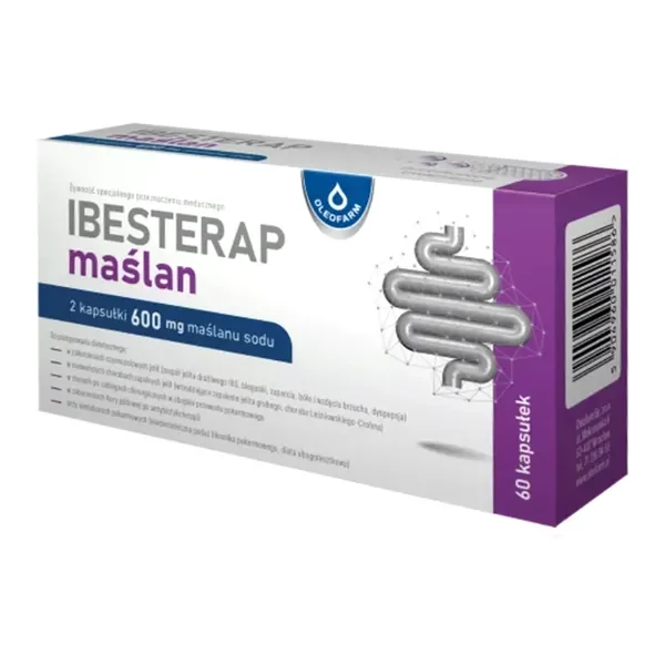Maślan sodu 300mg 60 kapsułek [Ibesterap] - Ibesterap