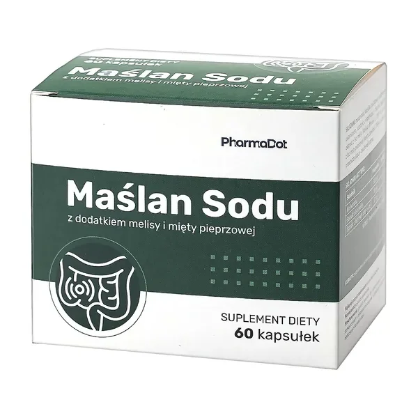 Maślan Sodu 300mg 60 kapsułek [PharmaDot] - PharmaDot