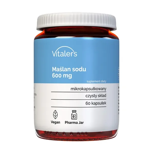 Maślan sodu 600 mg 60 kapsułek [Vitaler's] - Vitaler's