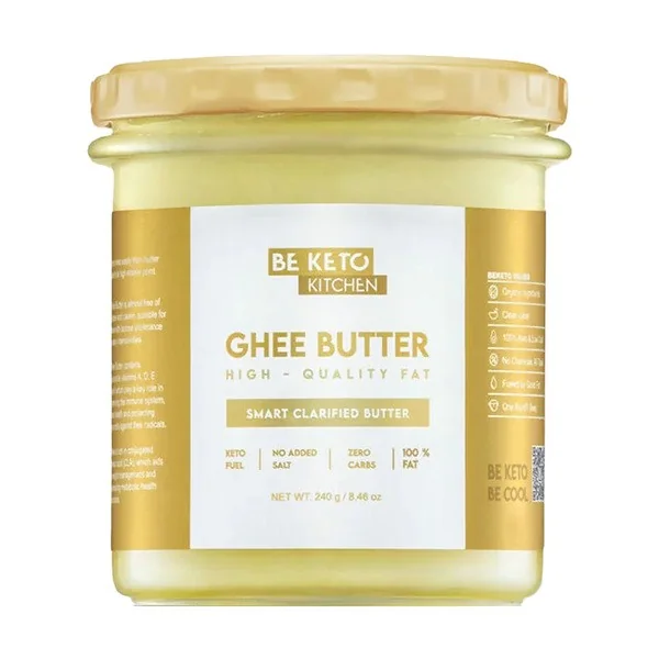 Masło klarowane ghee 240g [BeKeto] - BeKeto