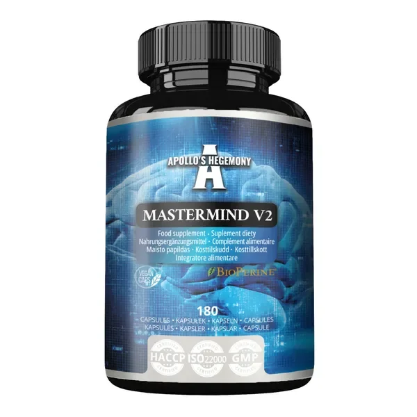 Mastermind v2 nootropik 180 kapsułek [Apollo's Hegemony] - Apollo's Hegemony