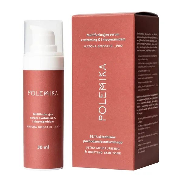 Matcha Booster Pro serum multifunkcyjne z witaminą C i niacynamidem 30ml [Polemika] - Polemika