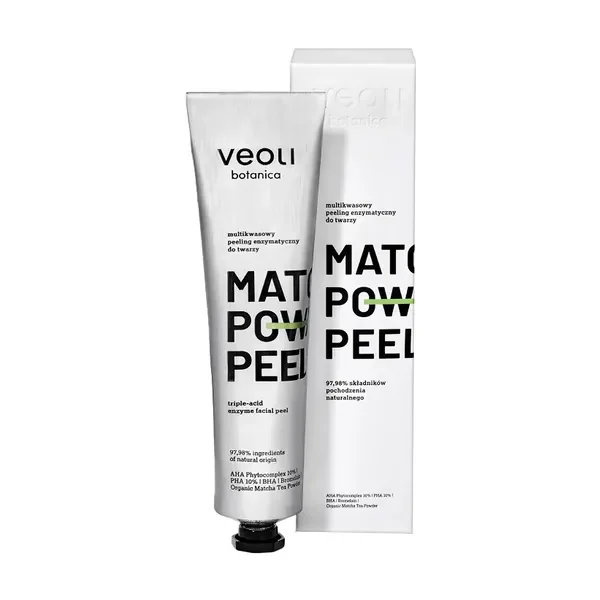 Matcha Power Peeling enzymatyczno-kwasowy do twarzy 75ml [Veoli Botanica] - Veoli Botanica