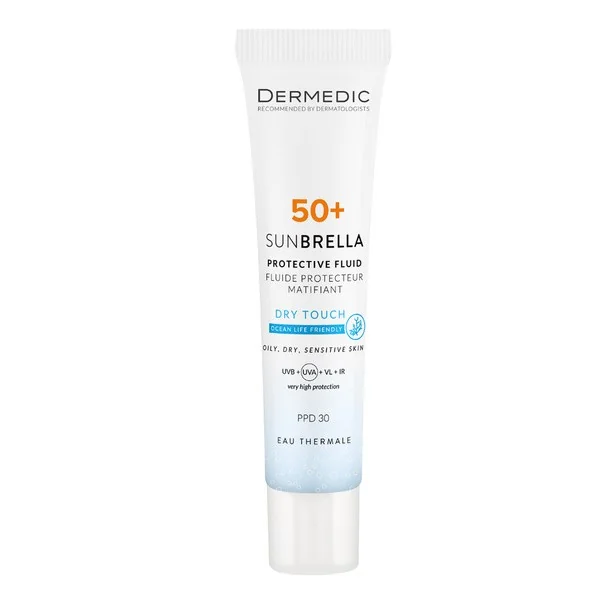 Matujący krem ochronny SPF 50+ PPD 30 40ml [Dermedic] - Dermedic