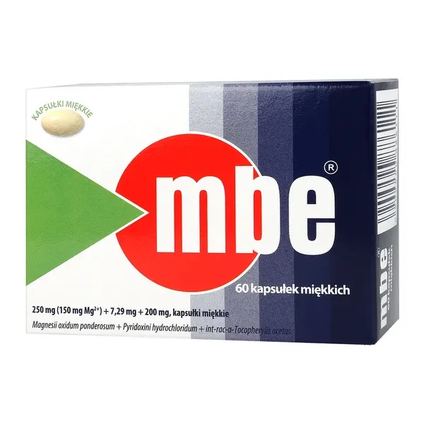 MBE Magnez 150mg + Witamina B6 + Witamina E 60 kapsułek [HASCO] - HASCO -- Lek S. A.