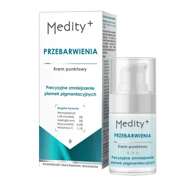 Medity+ Przebarwienia krem punktowy 15 ml - Medity+